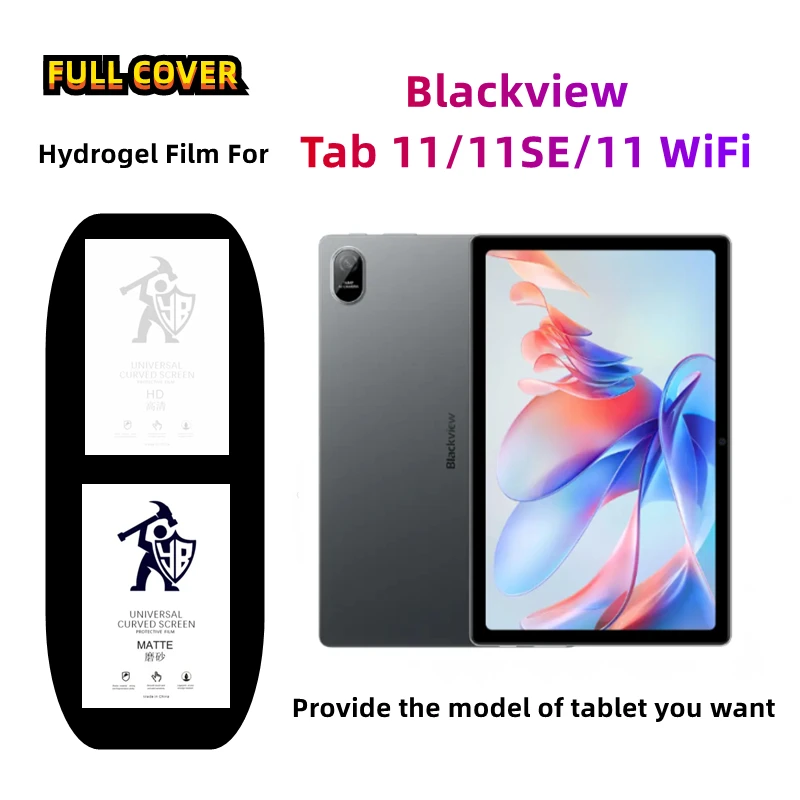 2pcs Matte Tablets Hydrogel Film For Blackview Tab 11/11se HD Screen Protector For Blackview Tab 11 WiFi Clear Full Cover
2pcs Matte Tablets Hydrogel Film For Blackview Tab 11/11se HD Screen Protector For Blackview Tab 11 WiFi Clear Full Cover