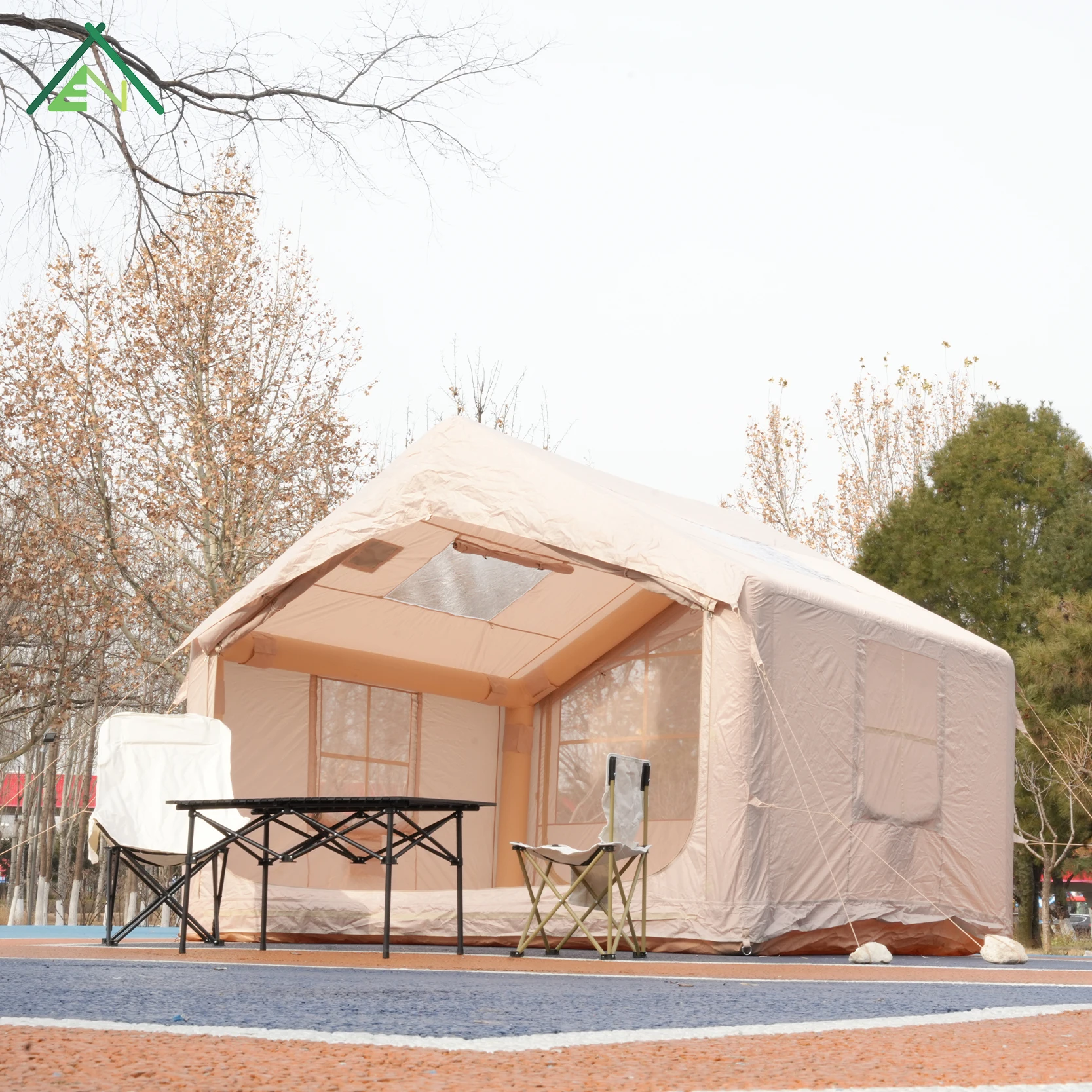 Aesthetic Luxury Waterproof Double Layer Oxford Cloth Four-Season Air Tent 7.5sqm Inflatable Glamping Cabin One Bedroom Quick
Aesthetic Luxury Waterproof Double Layer Oxford Cloth Four-Season Air Tent 7.5sqm Inflatable Glamping Cabin One Bedroom Quick
