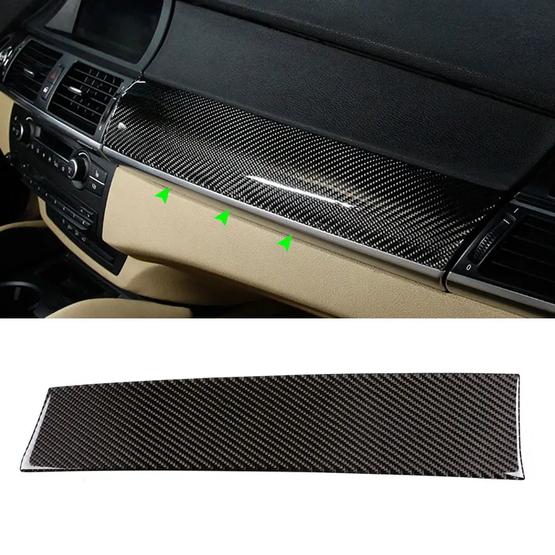 For BMW X5 E70 X6 E71 2008 - 2014 Real Carbon Fiber Car Interior Center Console Dashboard Co-pilot Panel Trim Sticker Strips
For BMW X5 E70 X6 E71 2008 - 2014 Real Carbon Fiber Car Interior Center Console Dashboard Co-pilot Panel Trim Sticker Strips