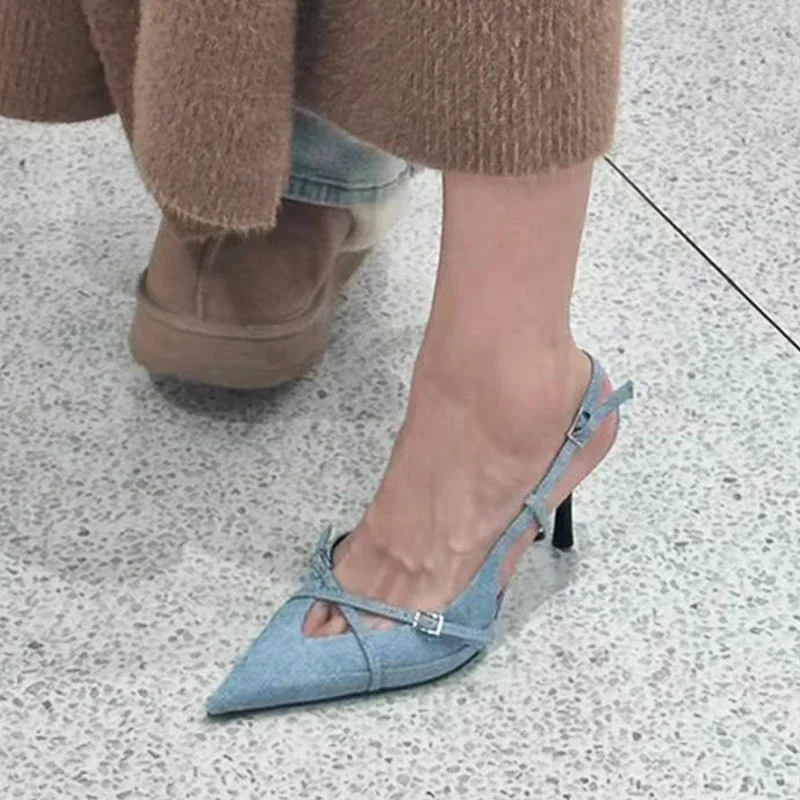 Cowboy High Heels Women Sandals Shoes Sexy Pointed Toe Dress Party Shoes Slippers 2024 Summer Designer New Pumps Zapatos Mujer
Cowboy High Heels Women Sandals Shoes Sexy Pointed Toe Dress Party Shoes Slippers 2024 Summer Designer New Pumps Zapatos Mujer