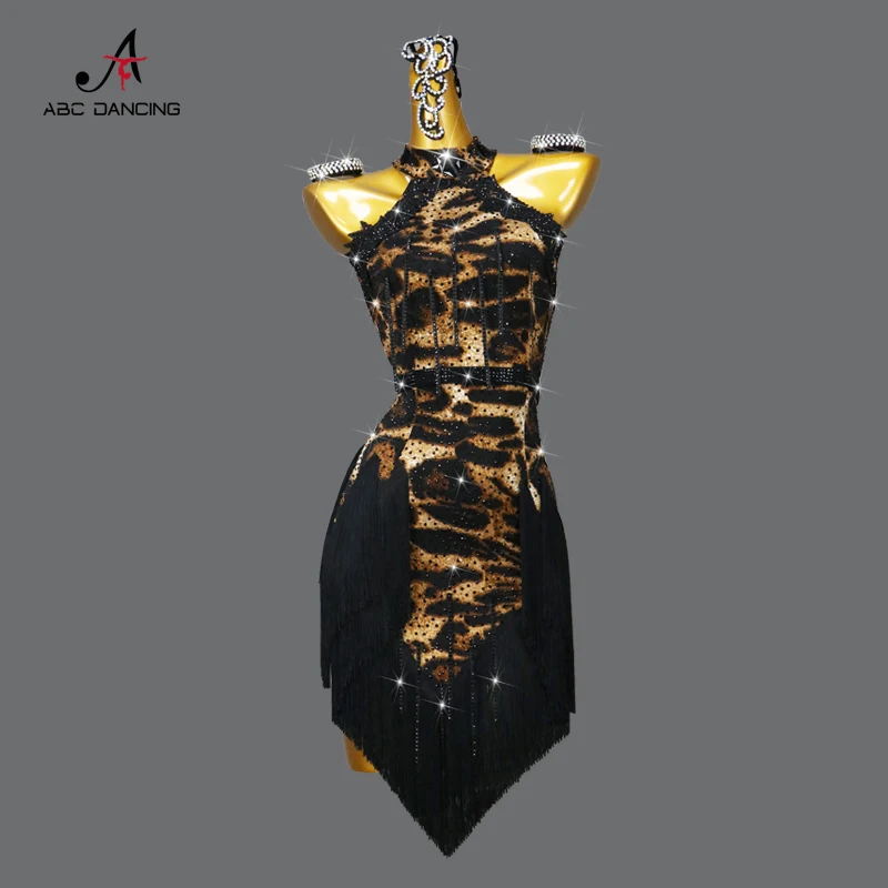 2024 Leopard Print Latin Dance Dress Clothes For Ladies Ballroom for Women Short Skirt Outdoor Sexy Costume ballroom Sport Samba
2024 Leopard Print Latin Dance Dress Clothes For Ladies Ballroom for Women Short Skirt Outdoor Sexy Costume ballroom Sport Samba