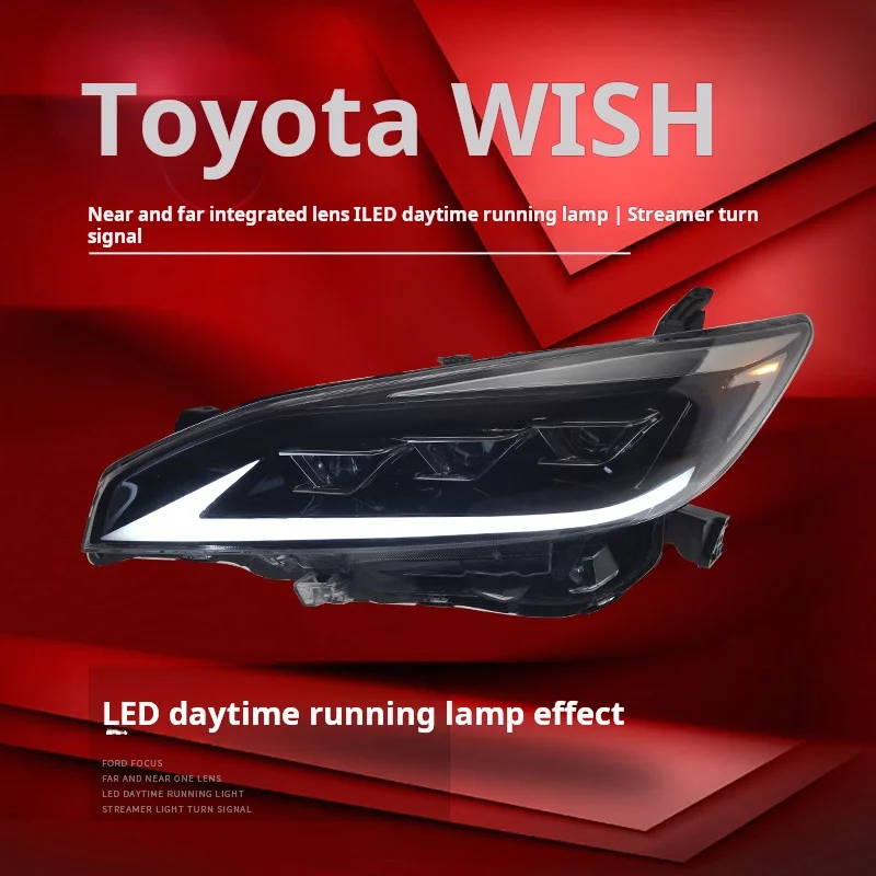 For 2009-2015 Toyota WISH headlight assembly Xiaogao modified LED day running light lens headlight
For 2009-2015 Toyota WISH headlight assembly Xiaogao modified LED day running light lens headlight