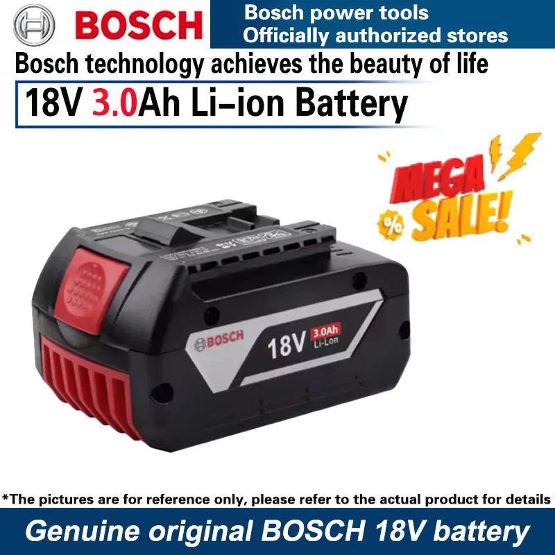 100% Original BOSCH Battery 18V 3Ah Replacement for CRS180, CRS180B, CRS180K, DDS180-01, DDS180-03 Series of electric tools
100% Original BOSCH Battery 18V 3Ah Replacement for CRS180, CRS180B, CRS180K, DDS180-01, DDS180-03 Series of electric tools