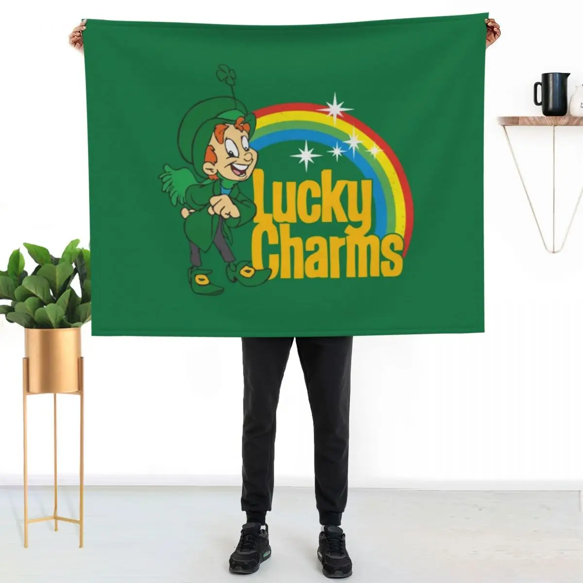 LUCKY CHARMS T-Shirt Throw Blanket Stain Resistant Cozy Warm Blanket
LUCKY CHARMS T-Shirt Throw Blanket Stain Resistant Cozy Warm Blanket