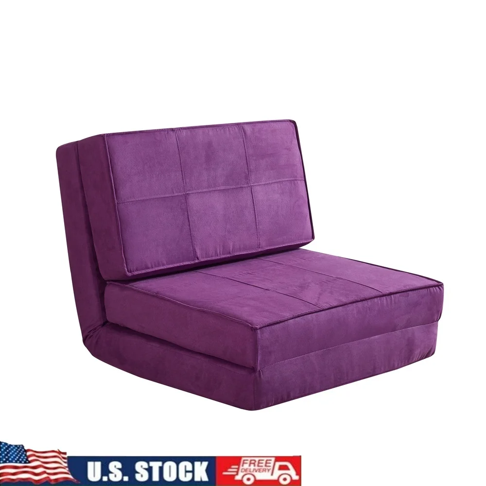 Ultra Soft Suede Convertible Lounge Chair Bed Multi-functional Space-saving Chair with Sturdy Metal Frame Spot Clean Only
Ultra Soft Suede Convertible Lounge Chair Bed Multi-functional Space-saving Chair with Sturdy Metal Frame Spot Clean Only