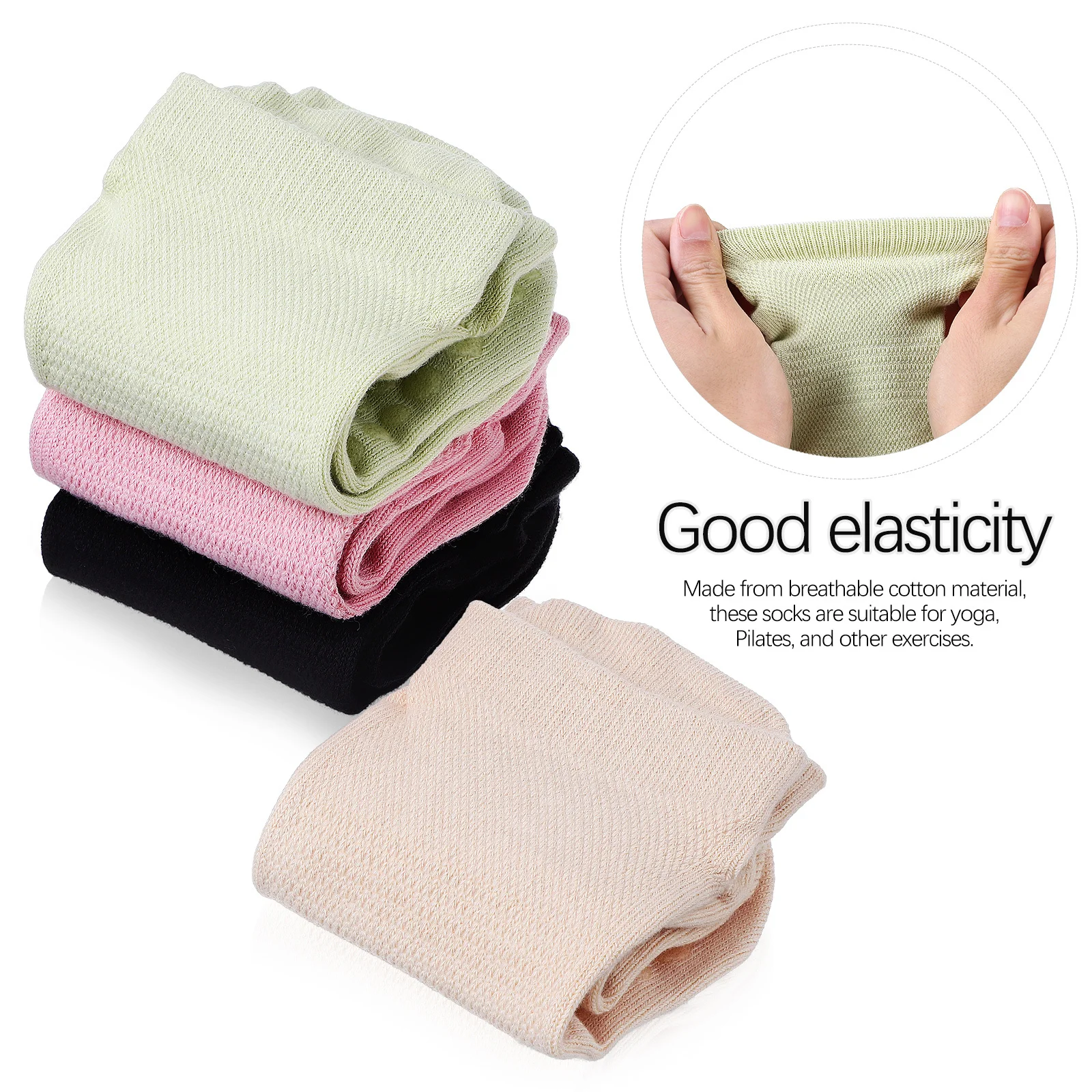 4Pairs Grip Socks for Women Yoga Pilates Non-Slip Bottom Short Ankle Socks Soft Cotton Comfortable Fit Workout Wear
4Pairs Grip Socks for Women Yoga Pilates Non-Slip Bottom Short Ankle Socks Soft Cotton Comfortable Fit Workout Wear