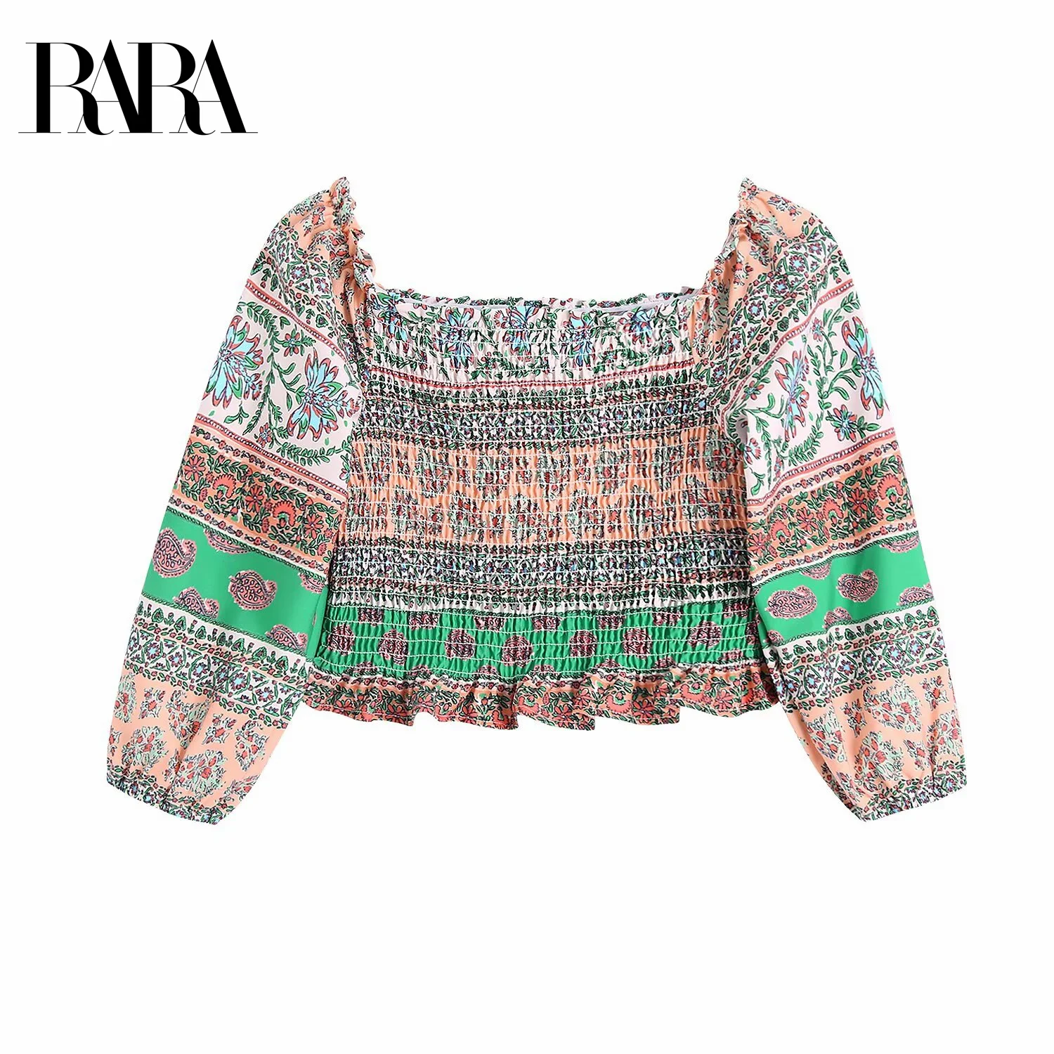 RARA2025 new summer women's clothing casual fashion simple holiday style temperament versatile sexy slim printed tops
RARA2025 new summer women's clothing casual fashion simple holiday style temperament versatile sexy slim printed tops