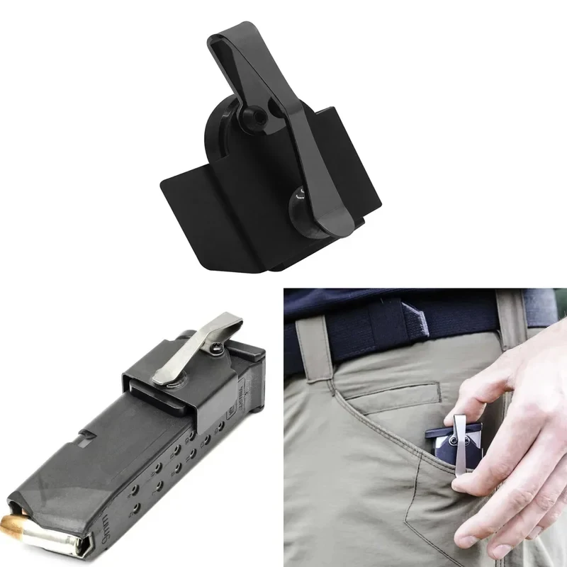 Magnetic Heavy Duty Pocket Magazine Holder – Fits 9mm / .40 S&W Magazines, Standard Belt Clip for Hunting & Tactical Use
Magnetic Heavy Duty Pocket Magazine Holder – Fits 9mm / .40 S&W Magazines, Standard Belt Clip for Hunting & Tactical Use