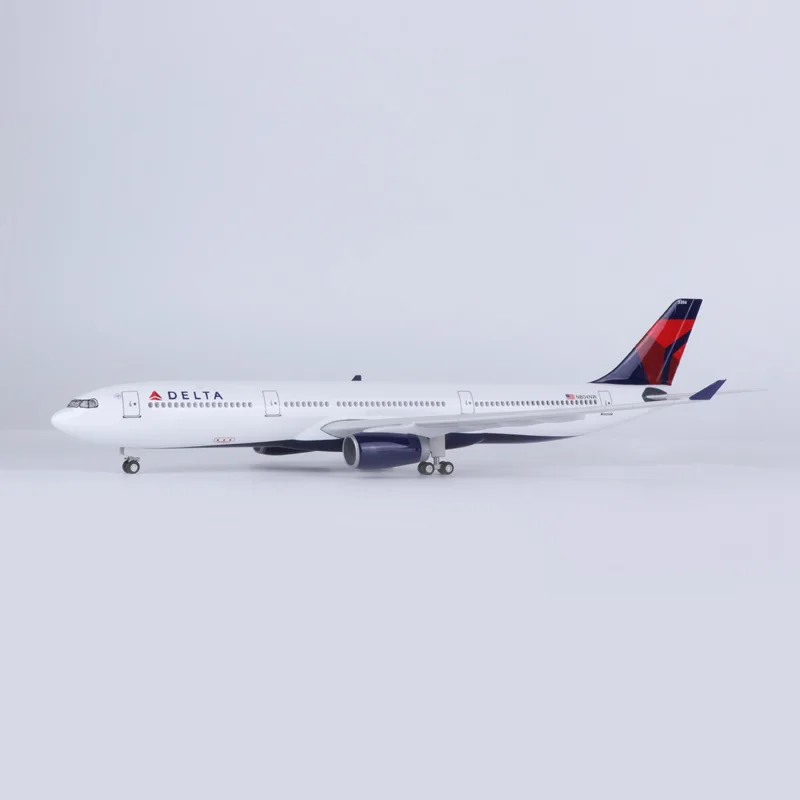 47cm Aircraft Models 1/157 Scale A330 Delta Airways Diecast Resin Plane Kit Children Toy With Lamp Base Home Collection Ornament
47cm Aircraft Models 1/157 Scale A330 Delta Airways Diecast Resin Plane Kit Children Toy With Lamp Base Home Collection Ornament