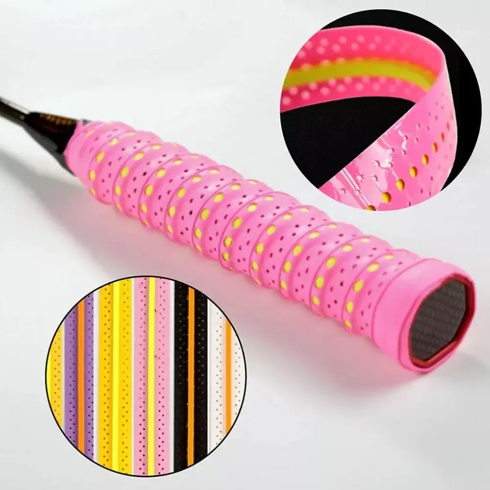 Anti Slip Badminton Overgrip Perforated Sweat Absorption Tennis Overgrip Tape Winding Breathable Rackets Grip Outdoor Sports
Anti Slip Badminton Overgrip Perforated Sweat Absorption Tennis Overgrip Tape Winding Breathable Rackets Grip Outdoor Sports