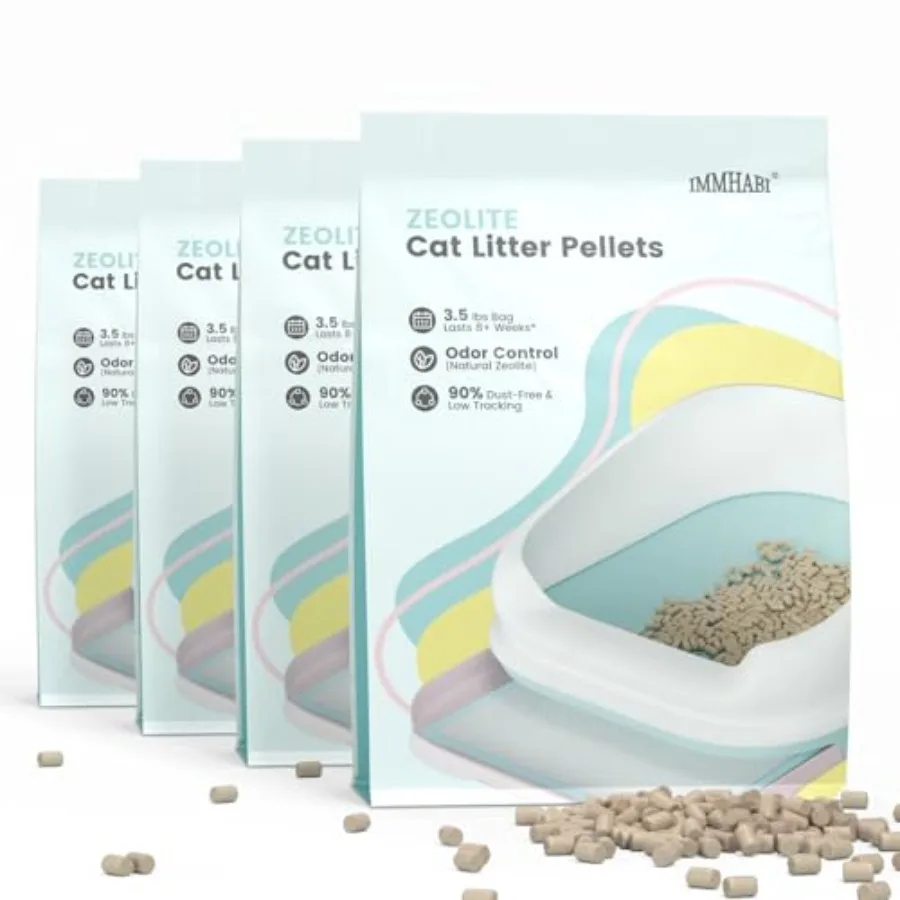 Generic Cat Litter Pellets 14 lbs 3.5lbs×4,Generic Litter Refills Exclusively for Dual-Layer Litter Box Systems, Dehydrating Pe
Generic Cat Litter Pellets 14 lbs 3.5lbs×4,Generic Litter Refills Exclusively for Dual-Layer Litter Box Systems, Dehydrating Pe