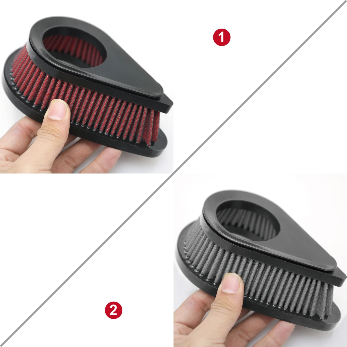 Air filter Element for harley touring street glide FLHX FLHR dyna softail sportster 883 1200 Gray/red
Air filter Element for harley touring street glide FLHX FLHR dyna softail sportster 883 1200 Gray/red
