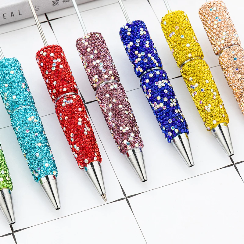 5PCS DIY Clay Rhinestone Ball Pen, Hand-drilled Plastic Ball Pen With Diamonds, Easy To Carry Ballpoint Pen
5PCS DIY Clay Rhinestone Ball Pen, Hand-drilled Plastic Ball Pen With Diamonds, Easy To Carry Ballpoint Pen