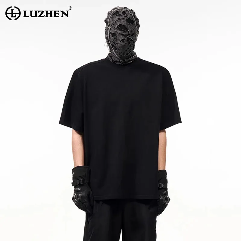 LUZHEN Trendy High Quality Solid Color Short Sleeve T-shirts Men's 2025 Summer Round Neck Loose Shoulder Pad Tops Clothes JY1667
LUZHEN Trendy High Quality Solid Color Short Sleeve T-shirts Men's 2025 Summer Round Neck Loose Shoulder Pad Tops Clothes JY1667