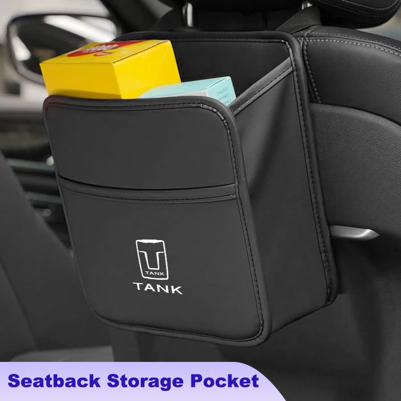 Leather Car Seat Back Storage Bag Hanging Pocket Accessories For Great Wall GWM Tank 300 City 300 Border 400 500 PHEV Tank500
Leather Car Seat Back Storage Bag Hanging Pocket Accessories For Great Wall GWM Tank 300 City 300 Border 400 500 PHEV Tank500