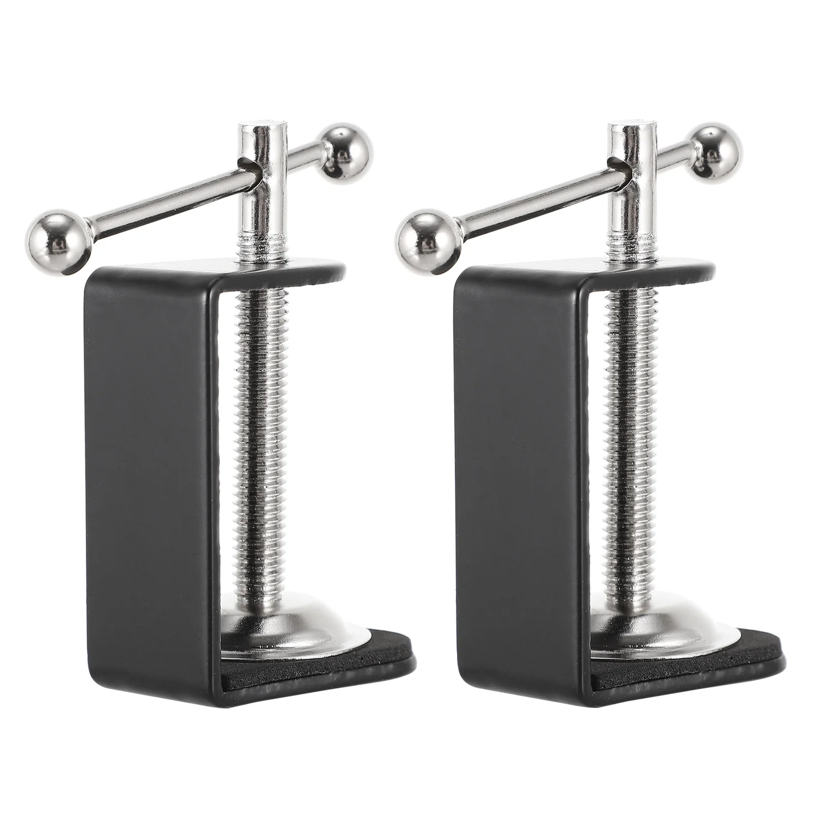 2 Pcs Metal Base I-clip Table Mount Clamps Desk C-shape Adjustable Stainless Steel Broadcasting Suitable
2 Pcs Metal Base I-clip Table Mount Clamps Desk C-shape Adjustable Stainless Steel Broadcasting Suitable