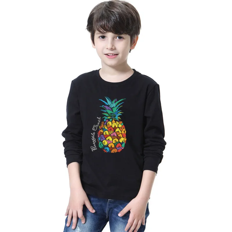 Spring Fashion 2025 Boy Girl Pineapple Printed Long Sleeve T-Shirt O-Neck Basic Hipster Cool Design Fruit Top
Spring Fashion 2025 Boy Girl Pineapple Printed Long Sleeve T-Shirt O-Neck Basic Hipster Cool Design Fruit Top