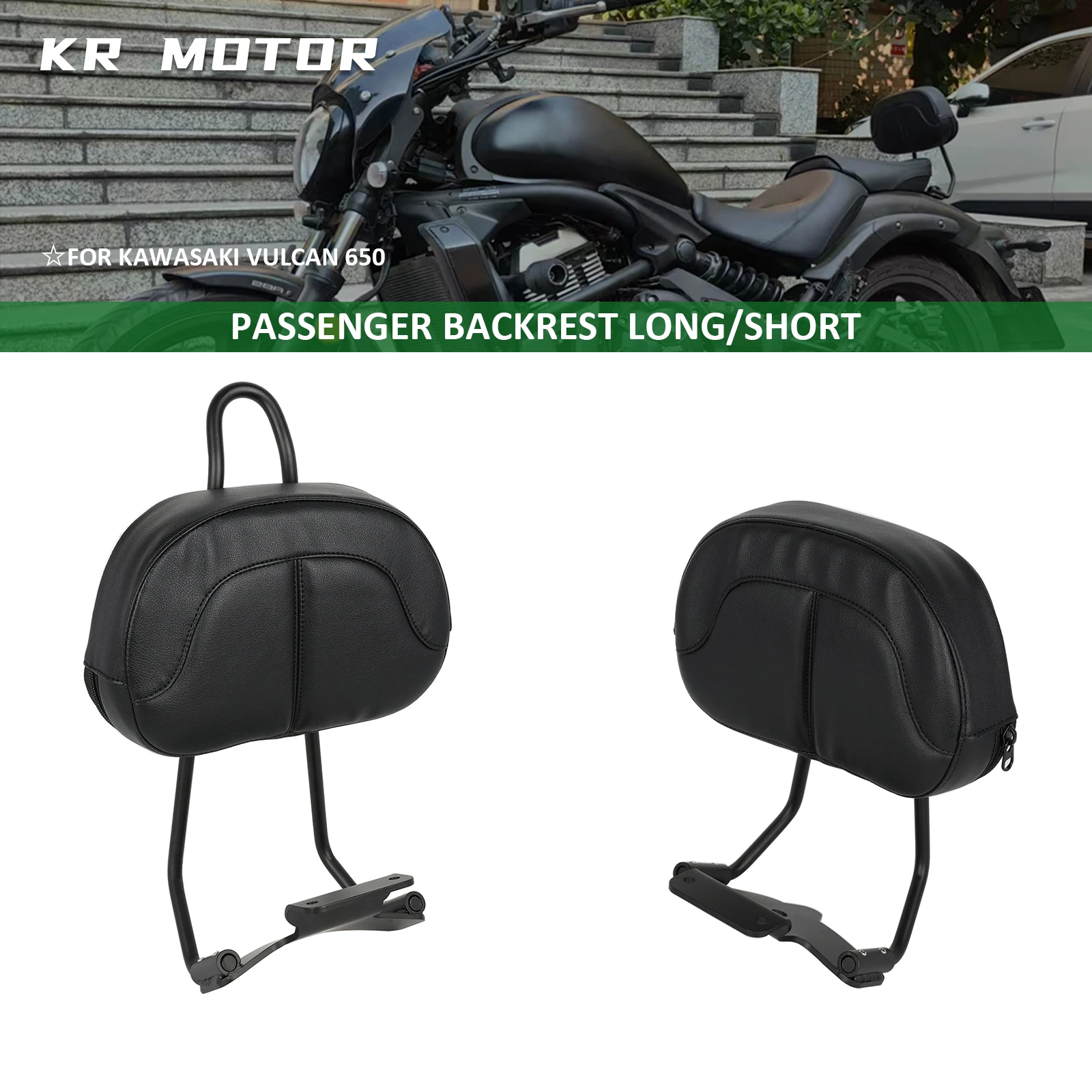 Fits For Kawasaki Vulcan S 650 VN S650 2006-2024 Motorcycle Passenger Backrest Comfortable Soft Backrest Long/Short Black Kit
Fits For Kawasaki Vulcan S 650 VN S650 2006-2024 Motorcycle Passenger Backrest Comfortable Soft Backrest Long/Short Black Kit