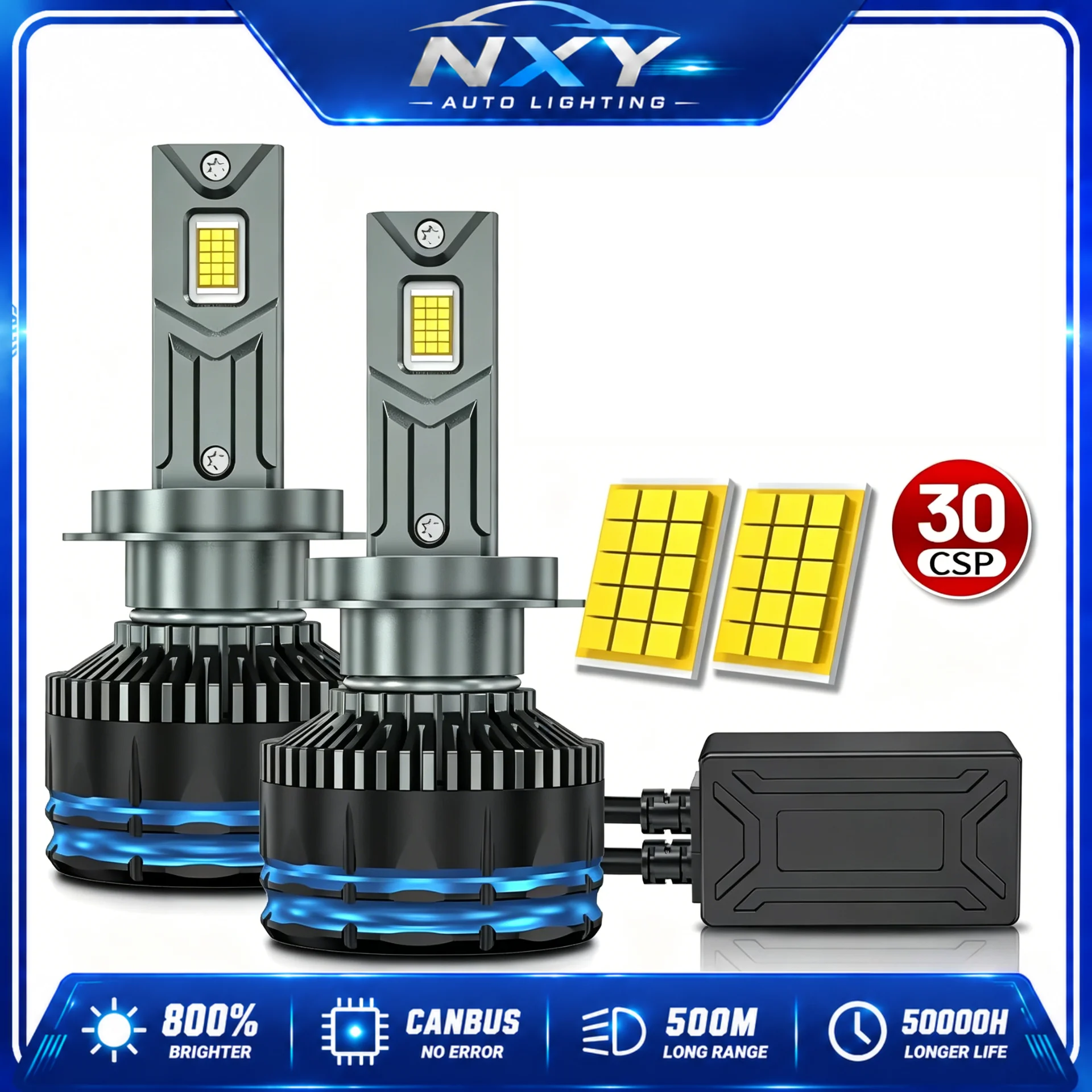 NXY XT19 LED Headlight Bulb H7 H4 H11 Canbus Error Free CSP Turbo Lamp Super Bright Car Light 9005 9006 HB3 HB4 9012 H1 H8 Auto
NXY XT19 LED Headlight Bulb H7 H4 H11 Canbus Error Free CSP Turbo Lamp Super Bright Car Light 9005 9006 HB3 HB4 9012 H1 H8 Auto