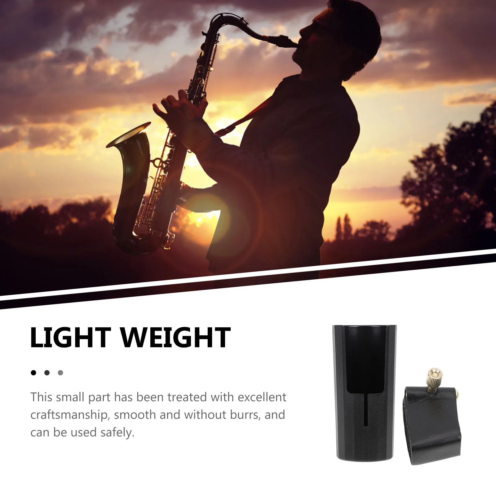 Alto Saxophone Mouthpiece Cap Head Instruments Ligature Clip Reed Clips Premium ABS Durable Compact Lightweight Smooth
Alto Saxophone Mouthpiece Cap Head Instruments Ligature Clip Reed Clips Premium ABS Durable Compact Lightweight Smooth