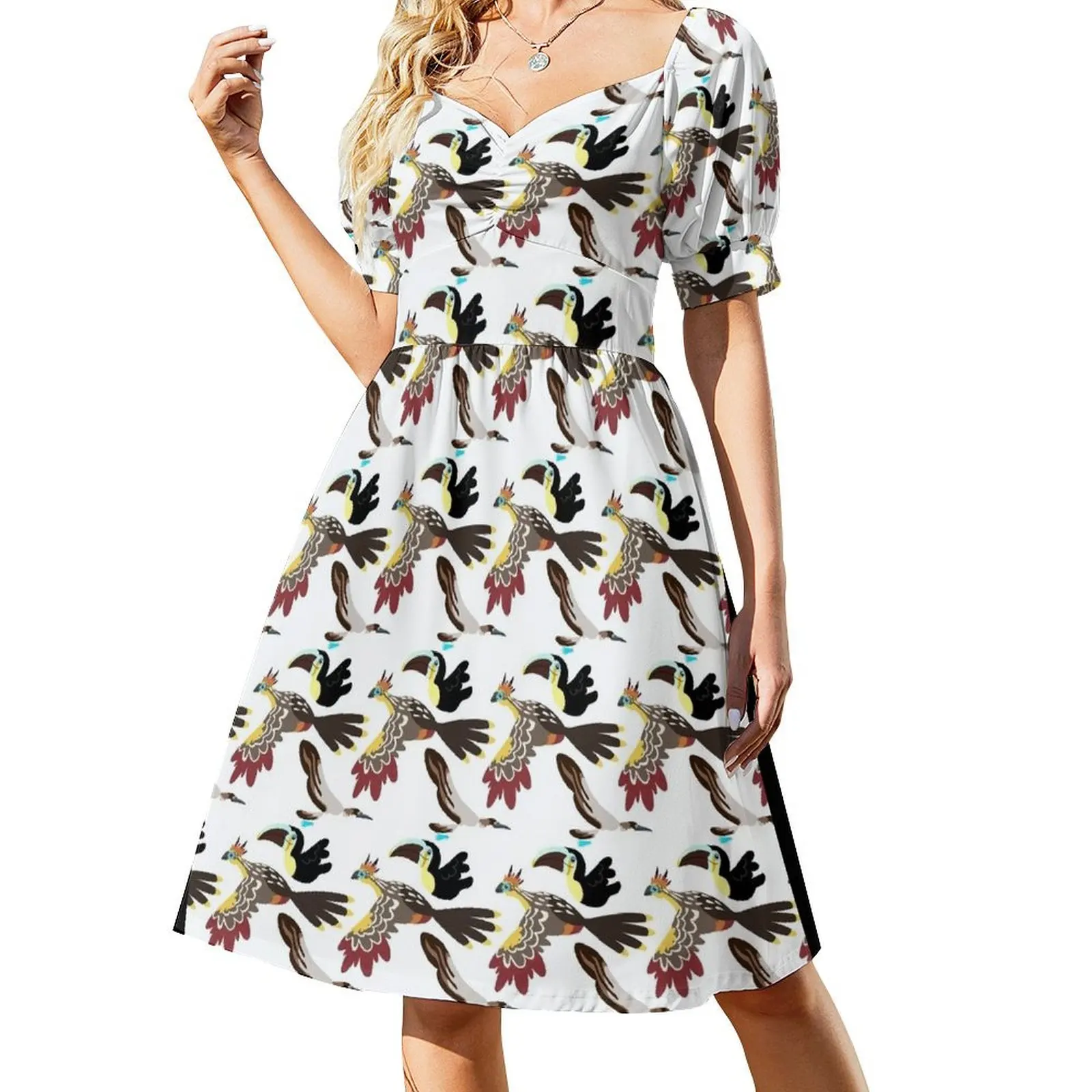 South American Birds Short-Sleeved Dress Women dresses summer dresses for woman 2025 beach dress
South American Birds Short-Sleeved Dress Women dresses summer dresses for woman 2025 beach dress