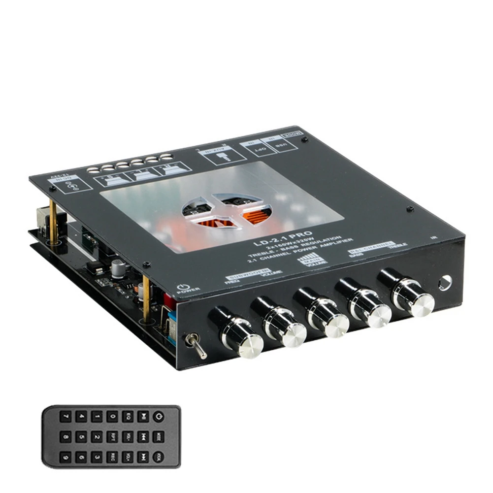 【A17Z】TDA7498ETE Module 2.1 Channel Digital Power Amplifier 160WX2+ 320W Bluetooth LD-2.1PRO Home Theater Subwoofer Amplifier
【A17Z】TDA7498ETE Module 2.1 Channel Digital Power Amplifier 160WX2+ 320W Bluetooth LD-2.1PRO Home Theater Subwoofer Amplifier