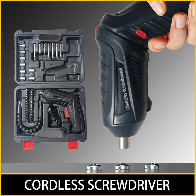 47Pcs Folding Electric Screwdriver Set, Type-C Rechargeable Cordless Screwdriver with Storage Case
47Pcs Folding Electric Screwdriver Set, Type-C Rechargeable Cordless Screwdriver with Storage Case