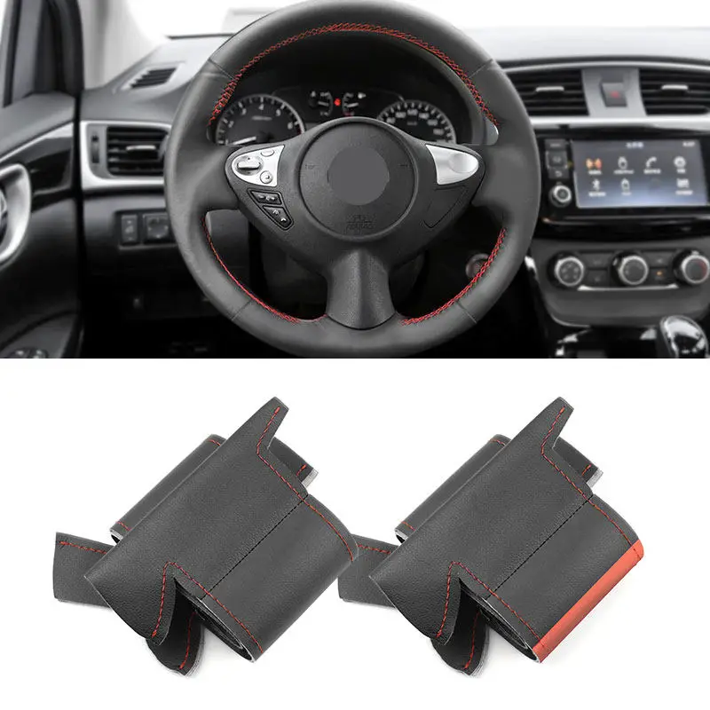 Для Nissan Maxima 2009-2014 Juke 370Z 2011-2017 Sentra SV ручная строчка из микрофибры кожаный салон автомобиля накладка на руль
Для Nissan Maxima 2009-2014 Juke 370Z 2011-2017 Sentra SV ручная строчка из микрофибры кожаный салон автомобиля накладка на руль