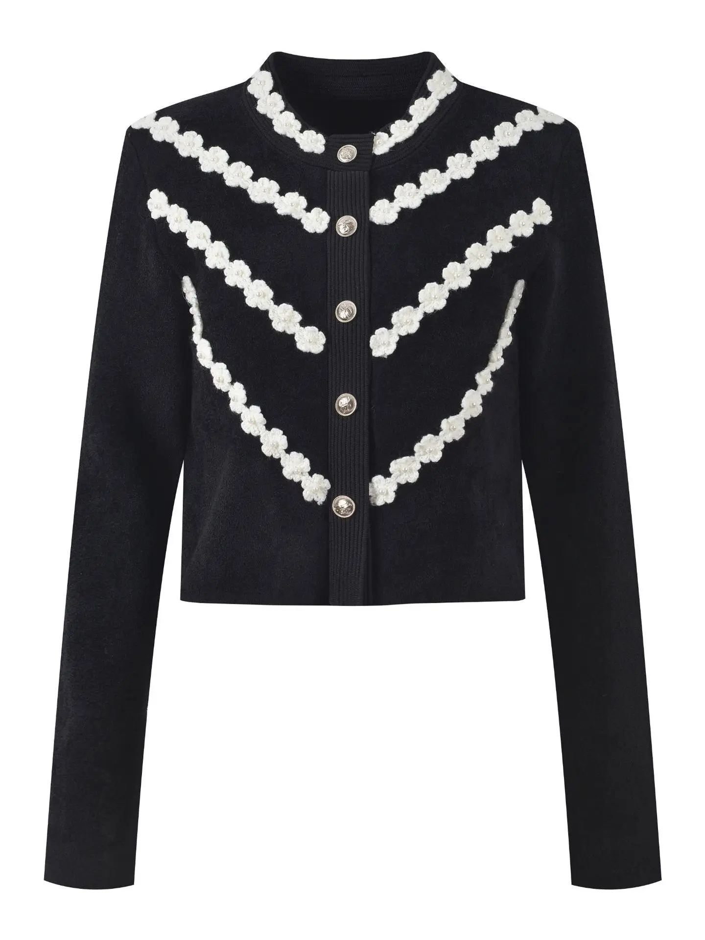 Модный вязаный кардиган ручной работы с круглым вырезом, в полоску, осенне-зимняя новинка, женский топ
Модный вязаный кардиган ручной работы с круглым вырезом, в полоску, осенне-зимняя новинка, женский топ