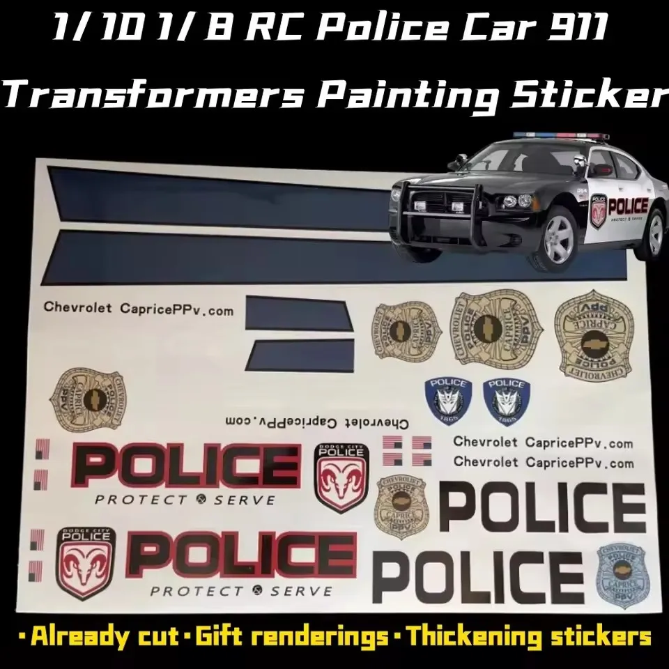 Original RC 1/10 SRT Challenger Police Car Sticker 911 Drift Short Truck Rally For Hsp Yokomo D5s Hpi Traxxas Tamiya
Original RC 1/10 SRT Challenger Police Car Sticker 911 Drift Short Truck Rally For Hsp Yokomo D5s Hpi Traxxas Tamiya