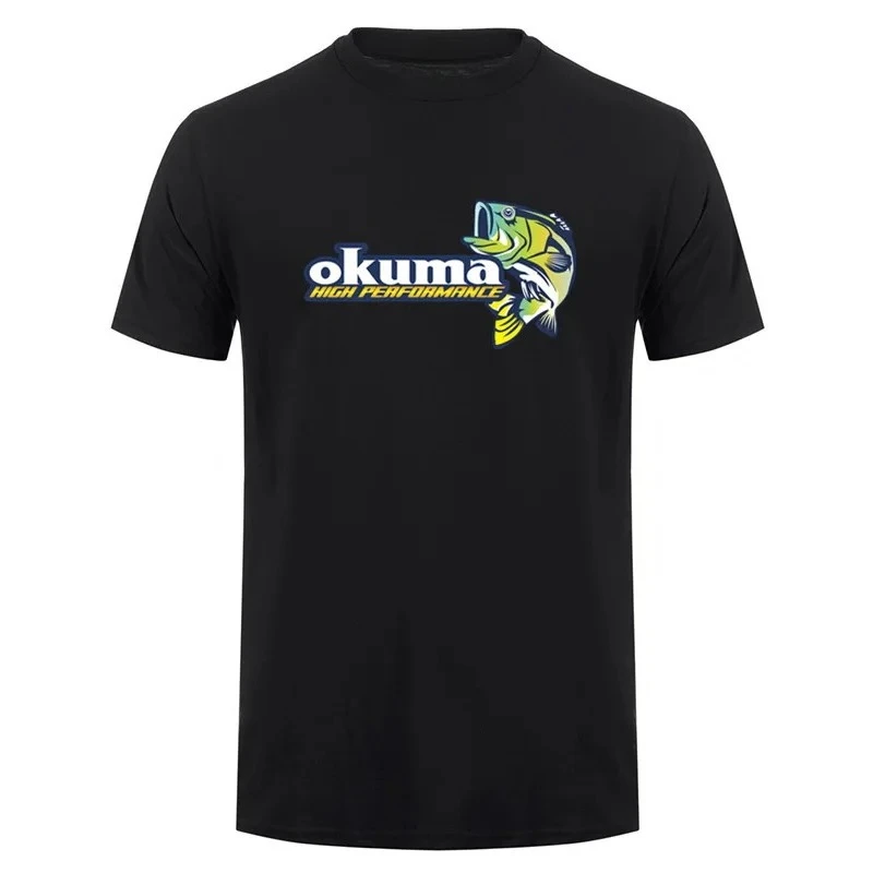 Summer High-performance Fishing Okuma Printed T-shirt, Fashionable Short-sleeved Cotton Fisherman T-shirt for Summer
Summer High-performance Fishing Okuma Printed T-shirt, Fashionable Short-sleeved Cotton Fisherman T-shirt for Summer