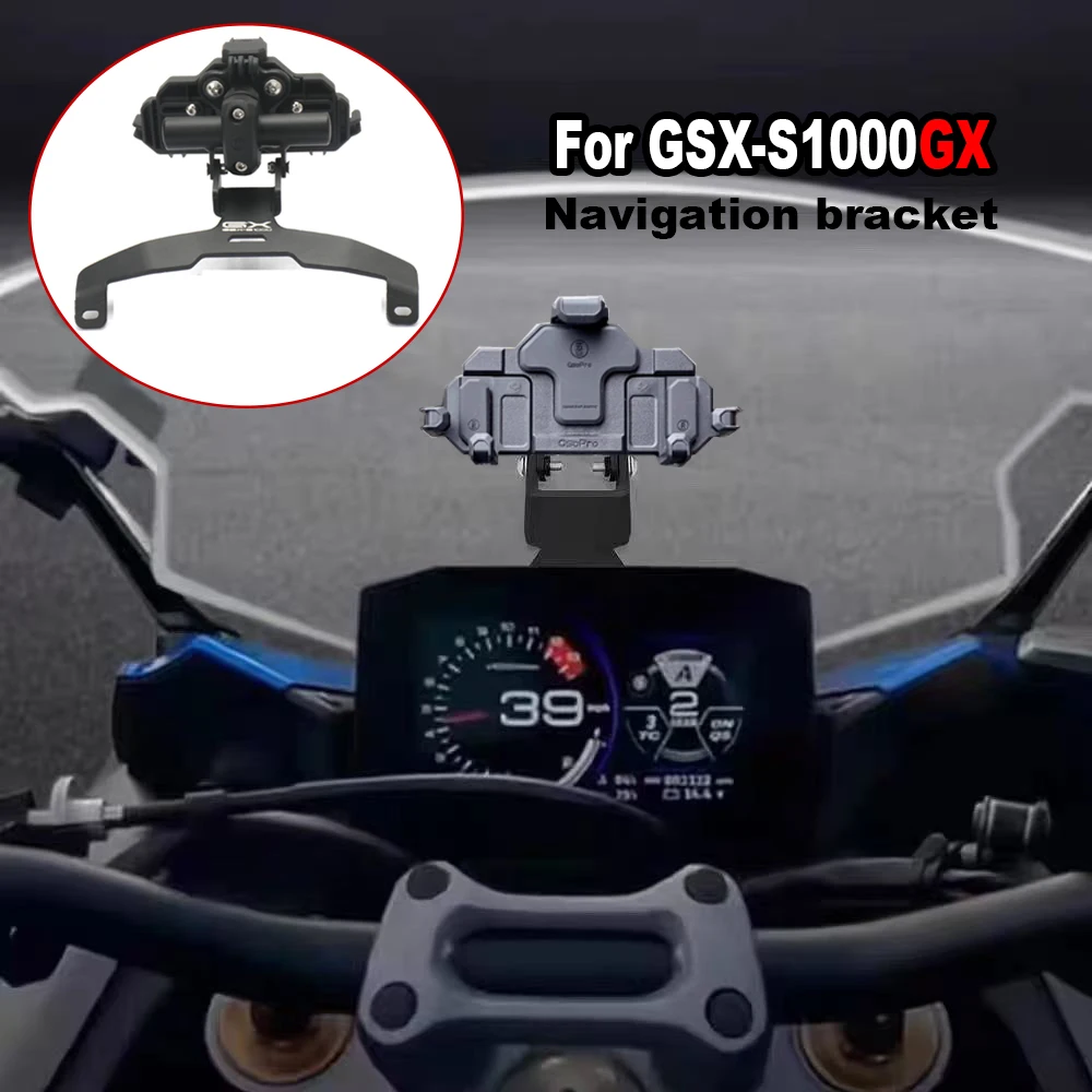 Motorcycle Navigation Phone Mount Bracket Windshield GPS Phone Holder For Suzuki GSX-S1000GX GSX-S1000GX 2024
Motorcycle Navigation Phone Mount Bracket Windshield GPS Phone Holder For Suzuki GSX-S1000GX GSX-S1000GX 2024