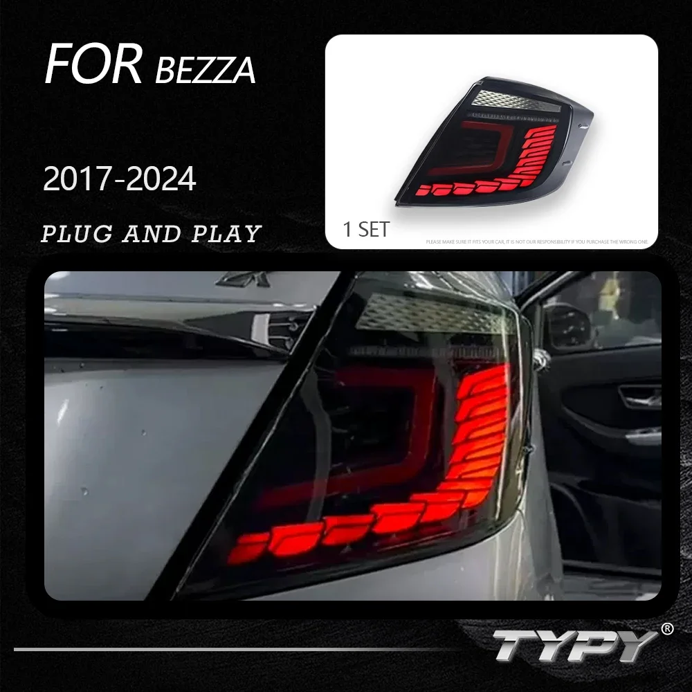 Car Dynamic Turn Signal Tail Lamp Automotive Accessories Upgrade Modified New LED For Bezza 2017-2024 LED Taillights
Car Dynamic Turn Signal Tail Lamp Automotive Accessories Upgrade Modified New LED For Bezza 2017-2024 LED Taillights