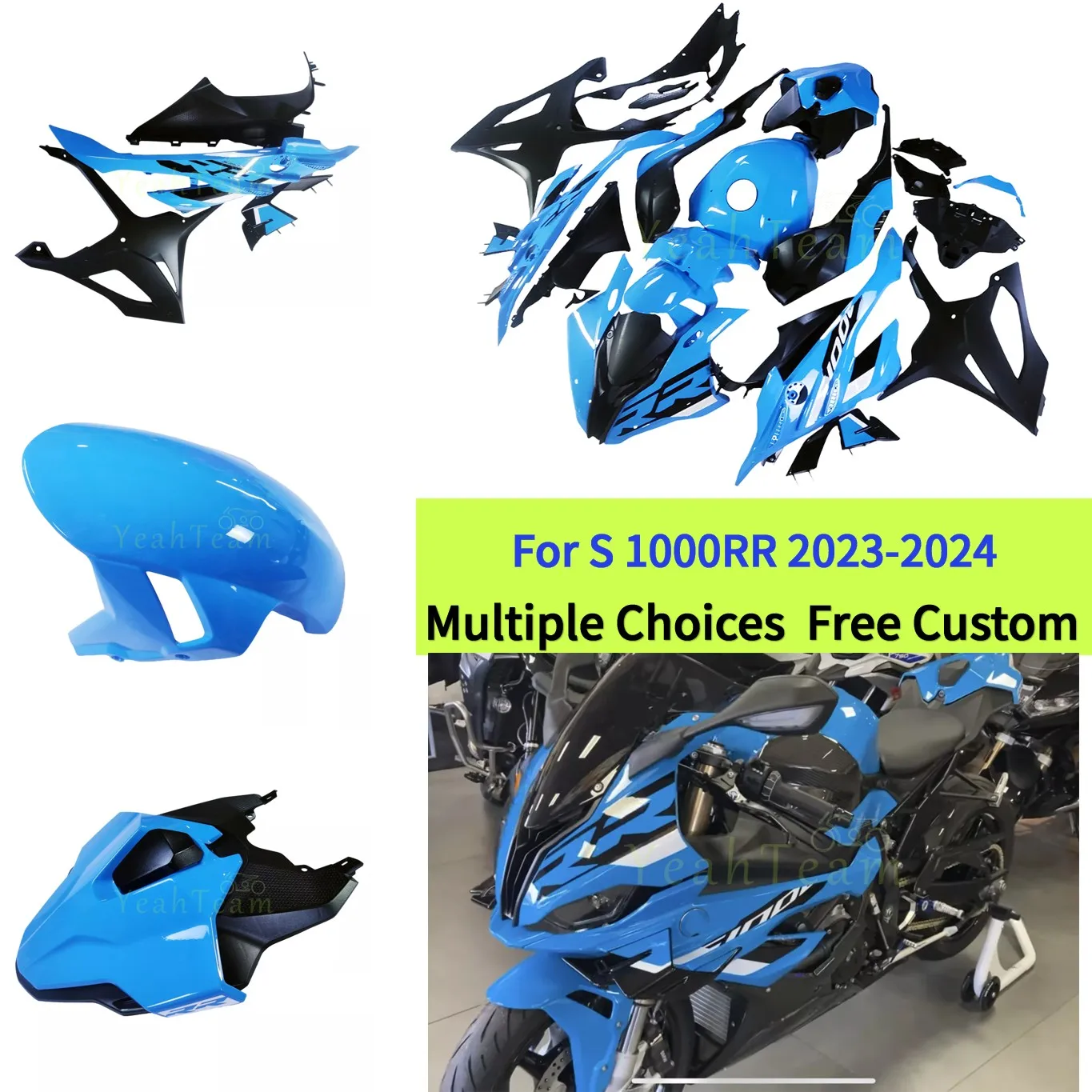 Fit For 2023 - 2024 BMW S1000RR S1000 RR Fairing Kit Motorcycle Accessories Bodywork Panel Set | Gloss Blue
Fit For 2023 - 2024 BMW S1000RR S1000 RR Fairing Kit Motorcycle Accessories Bodywork Panel Set | Gloss Blue