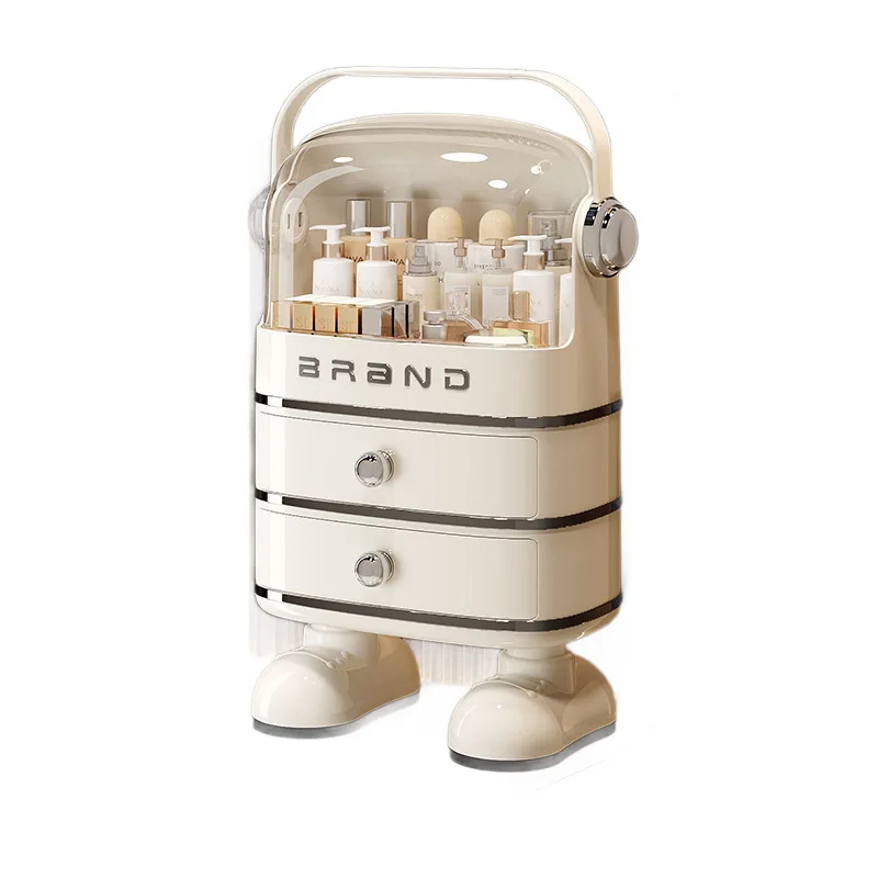 Cosmetics Storage Box, Desktop High-end Transparent Dust-proof Dressing Table, Countertop Drawer Style Skincare Shelf
Cosmetics Storage Box, Desktop High-end Transparent Dust-proof Dressing Table, Countertop Drawer Style Skincare Shelf