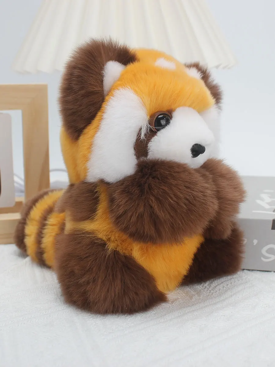 Cute Real Rex Rabbit Fur Red Panda Plush Keychain Fluffy Raccoon Doll Bag Backpack Charm Pendant Gift for Women Kids
Cute Real Rex Rabbit Fur Red Panda Plush Keychain Fluffy Raccoon Doll Bag Backpack Charm Pendant Gift for Women Kids