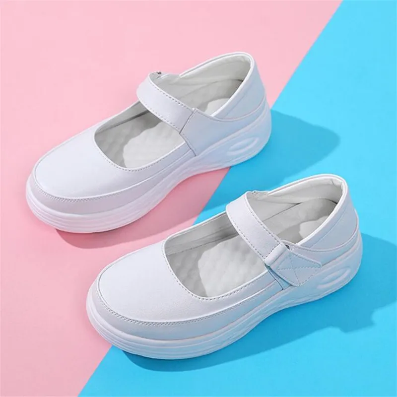 Genuine Leather Nurse Shoes Women Soft Soles Breathable and Not Tired Feet Deodorant Comfortable Non Slip Hospital Nurse Shoes
Genuine Leather Nurse Shoes Women Soft Soles Breathable and Not Tired Feet Deodorant Comfortable Non Slip Hospital Nurse Shoes