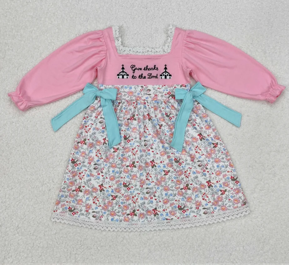 girls spring new long sleeve dress boutique embroidered floral girls dress
girls spring new long sleeve dress boutique embroidered floral girls dress