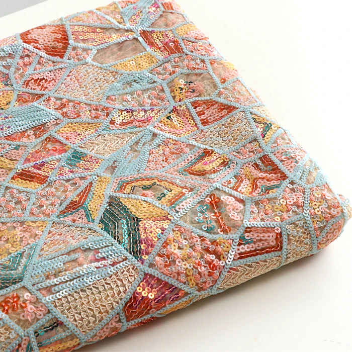 Heavy industry color sequin embroidery mesh embroidery fabric clothing fabric accessories
Heavy industry color sequin embroidery mesh embroidery fabric clothing fabric accessories