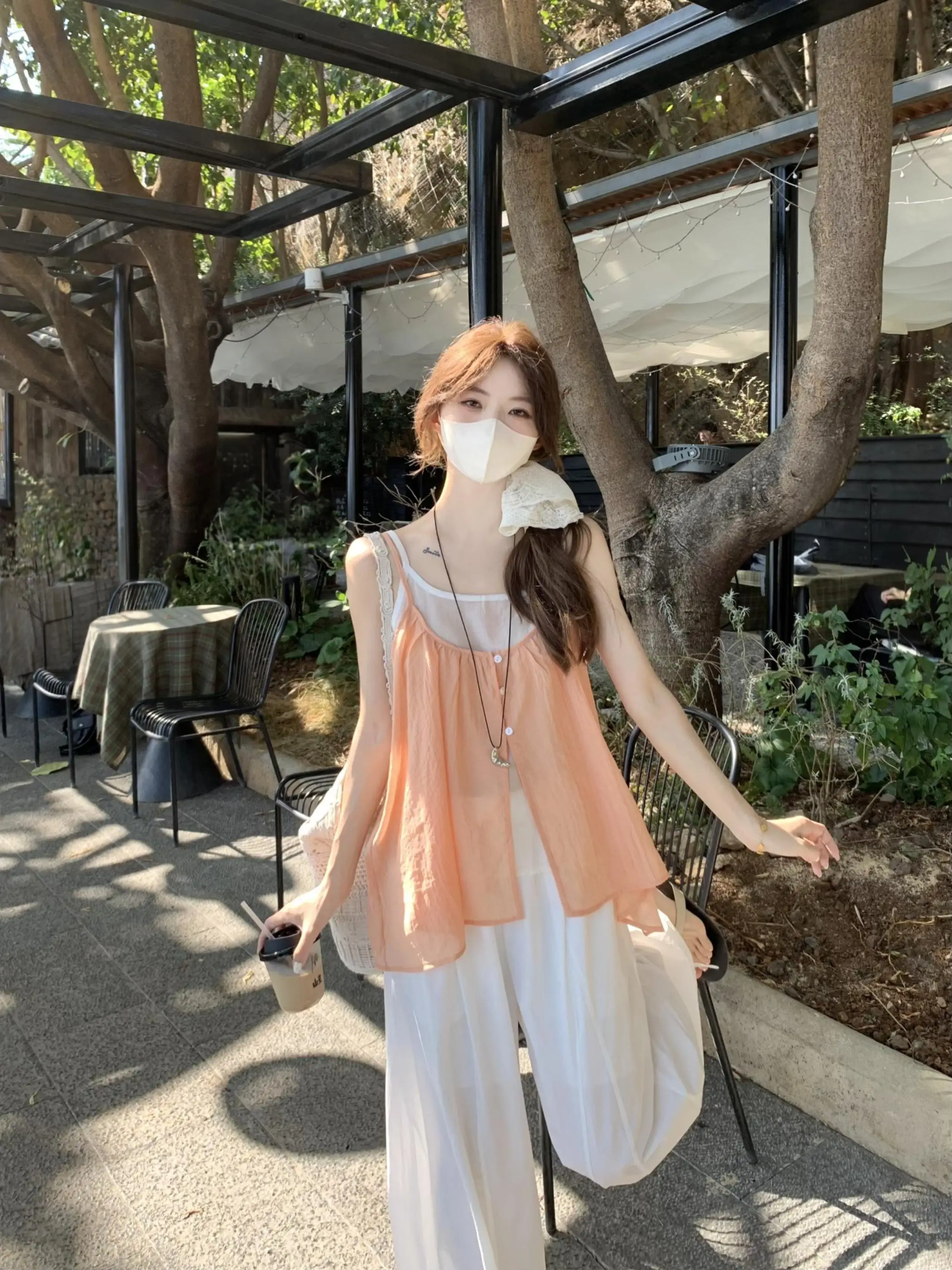 Korean Style Layered Summer Outfit Women's Fashion Set 2026 New High Waist Crop Top And Vest Two-Piece Gentlewoman's Ensemble
Korean Style Layered Summer Outfit Women's Fashion Set 2026 New High Waist Crop Top And Vest Two-Piece Gentlewoman's Ensemble