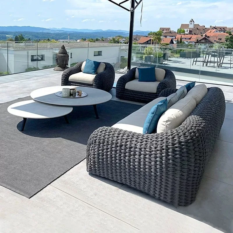 Leisure All Weather Modern Outdoor Furniture Hotel Villa Aluminum Frame Sectional Patio Outdoor Garden Sofa Set
Leisure All Weather Modern Outdoor Furniture Hotel Villa Aluminum Frame Sectional Patio Outdoor Garden Sofa Set