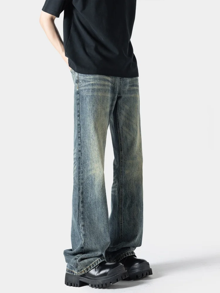 Retro American Denim Jeans Men Summer Trendy Loose Cleanfit Straight Leg Micro Flared Waed Casual Trousers
Retro American Denim Jeans Men Summer Trendy Loose Cleanfit Straight Leg Micro Flared Waed Casual Trousers