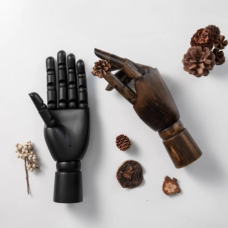 Solid Wood Hand Model Display Stand Realistic Mannequin Hand for Jewelry Ring Glove Showcase Window Hand Model Display Prop
Solid Wood Hand Model Display Stand Realistic Mannequin Hand for Jewelry Ring Glove Showcase Window Hand Model Display Prop