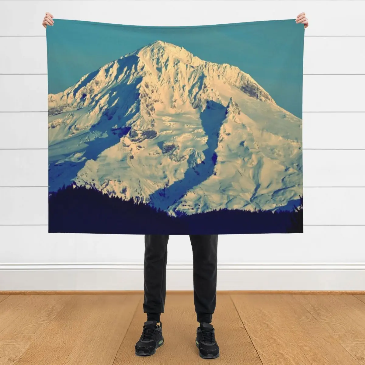 MT. HOOD - AT TWILIGHT Throw Blanket Soft Flannel for babies bed plaid Blankets 
MT. HOOD - AT TWILIGHT Throw Blanket Soft Flannel for babies bed plaid Blankets