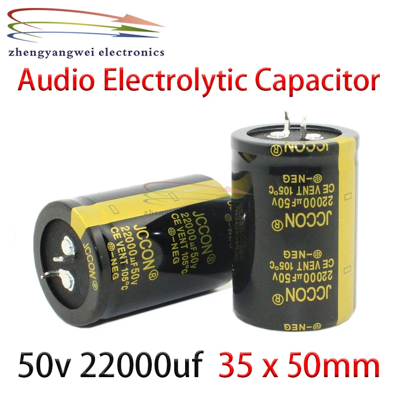10pcs 35x50mm black 22000uf 50v Audio Electrolytic Capacitor For Hifi Amplifier Low
10pcs 35x50mm black 22000uf 50v Audio Electrolytic Capacitor For Hifi Amplifier Low