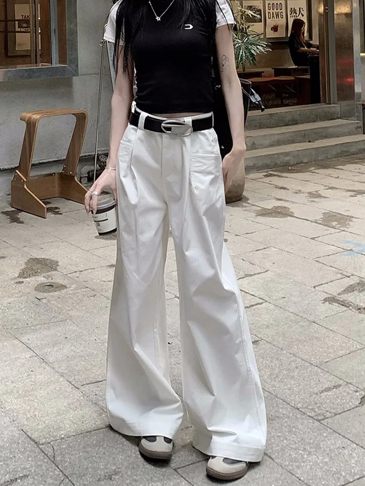 New White Wide Leg Jeans Women Vintage Baggy Straight High Waist Full Length Denim Pants Streetwear
New White Wide Leg Jeans Women Vintage Baggy Straight High Waist Full Length Denim Pants Streetwear
