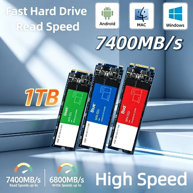 Внутренний твердотельный накопитель M.2 NVMe 1 ТБ, высокоскоростной, новинка 2026 года, для настольных ПК и ноутбуков, для модернизации компьютера
Внутренний твердотельный накопитель M.2 NVMe 1 ТБ, высокоскоростной, новинка 2026 года, для настольных ПК и ноутбуков, для модернизации компьютера