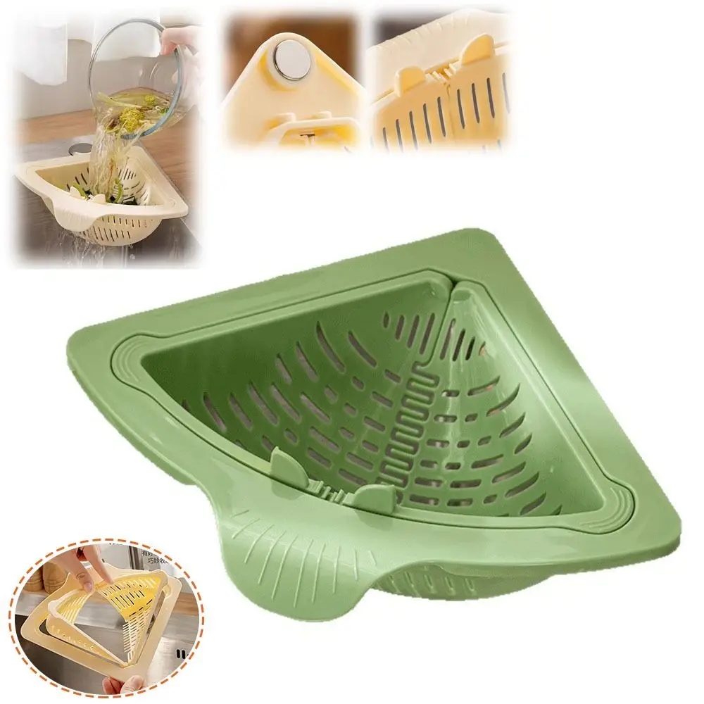 Durable Magnetic Sink Drain Basket Triangle Multifunctional Food Waste Filter Basket Kitchen Sink Trash Boxes Kitchen Supplies
Durable Magnetic Sink Drain Basket Triangle Multifunctional Food Waste Filter Basket Kitchen Sink Trash Boxes Kitchen Supplies