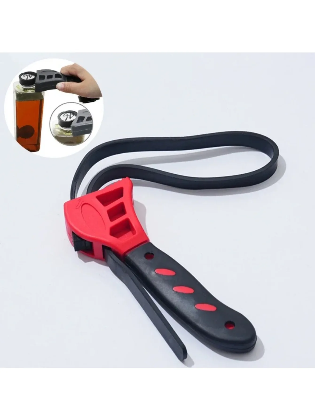 6-inch adjustable belt wrench plastic multifunctional bottle opener General Motors repair filter hardware tool chain wrench
6-inch adjustable belt wrench plastic multifunctional bottle opener General Motors repair filter hardware tool chain wrench