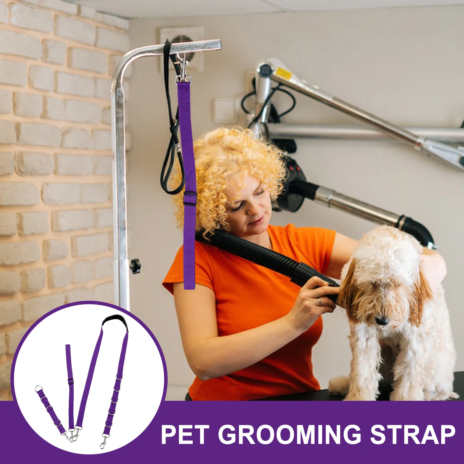 3Pcs Dog Grooming Helper Adjustable Pet Bathing Cord Lightweight Wear-Resistant Rope for Stress-Free Grooming Sessions
3Pcs Dog Grooming Helper Adjustable Pet Bathing Cord Lightweight Wear-Resistant Rope for Stress-Free Grooming Sessions